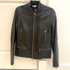 Vince Women’s Leather Moto Jacket size S
